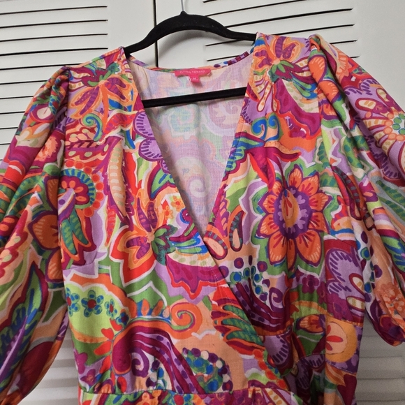 Flying Tomato Wrap Mini Dress Size M - Picture 6 of 10